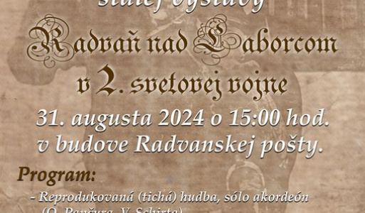 Stála výstava z 2. svetovej vojny v Radvani nad Laborcom 