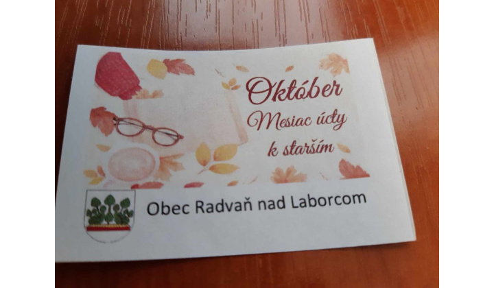 október - mesiac úcty k starším